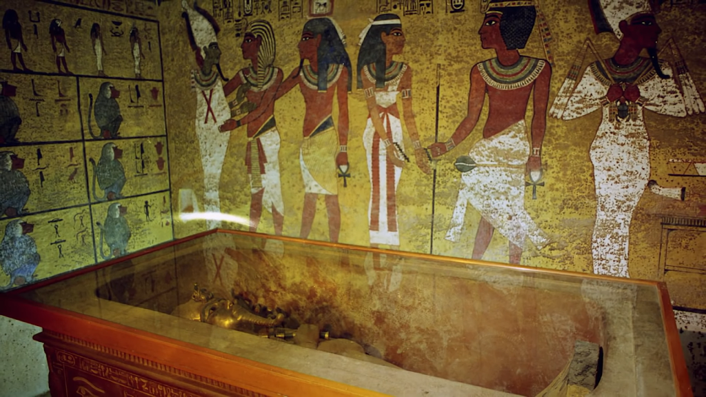 The tomb of the world-famous Pharaoh Tutankhamun
